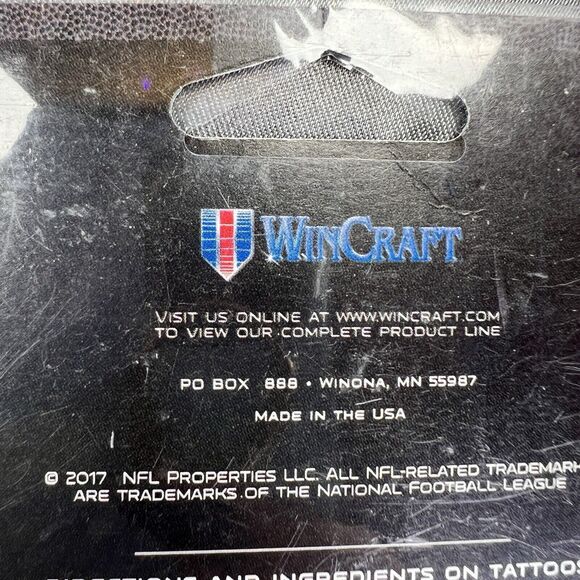 Los Angeles Chargers NFL 4-Pack Fingernail Tattoos - WinCraft Sports - FAST SHIP - Picture 5 of 5